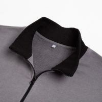 Толстовка на молнии President, размер XS, цвет серый Толстовка на молнии President, размер XS, цвет серый