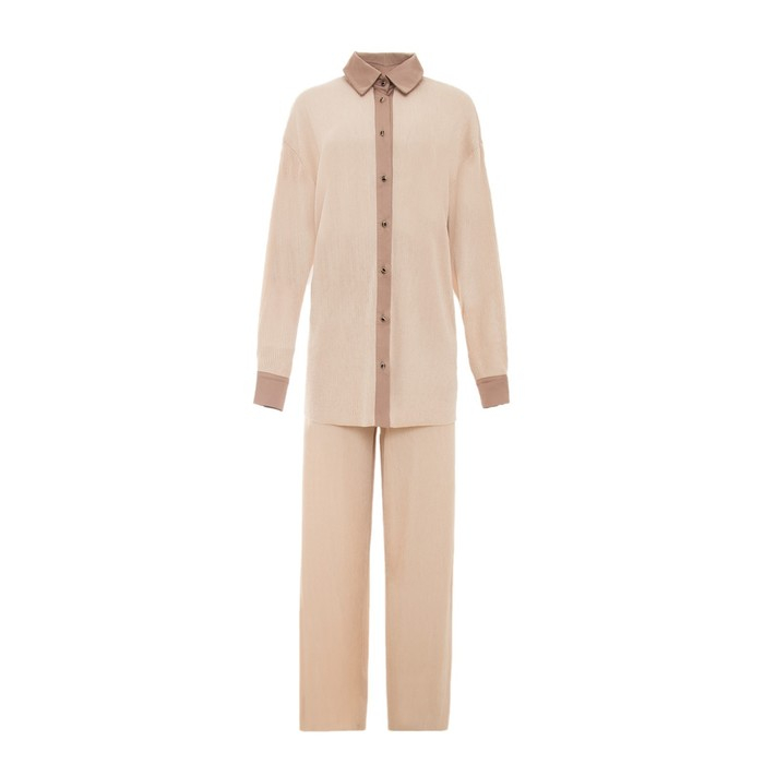 Костюм женский MINAKU: Casual Collection цвет кофе, р-р 52