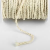 Шнур для плетения, хлопок, d = 3 мм, 50 ± 1 м, без сердечника, цвет белый Шнур для плетения, хлопок, d = 3 мм, 50 ± 1 м, без сердечника, цвет белый