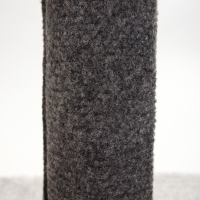 Когтеточка-столбик"Пижон" с игрушкой бантиком 30 х 30 х 50см, серый