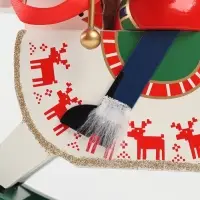 Новогодний декор "Щелкунчик на лошадке" 28 см