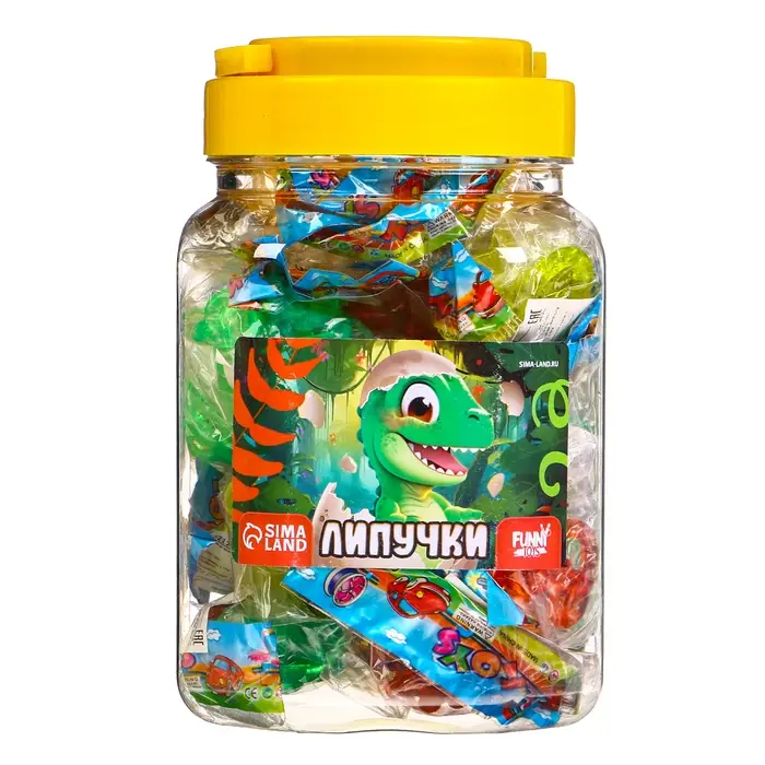 Липучка &laquo;Булава&raquo;дино, МИКС, в банке