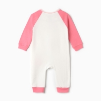 Комбинезон детский, цвет коралловый, рост 62 см