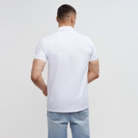 Футболка (поло) мужская MINAKU REGULAR FIT: цвет белый, р-р 50