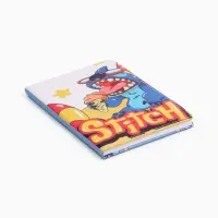 Ежедневник кожзам А5 "Стич на пляже", 80 л