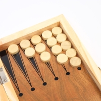 Настольная игра 3 в 1 "Цейтнот": шахматы, шашки, нарды, 24 х 24 см