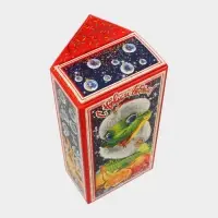 Подарочная коробка новогодняя Конфета малая "Лакомка" 20 x 10 x 6 см.