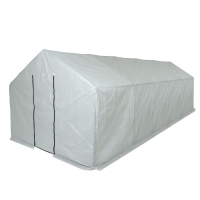 Теплица, 6,1 &times; 2,45 &times; 2,1 м, оцинкованный металл, профиль d = 25 мм, чехол из спанбонда 90 г/м&sup2;