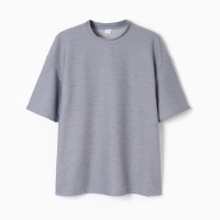 Футболка мужская  MINAKU REGULAR: цвет голубой, размер 50