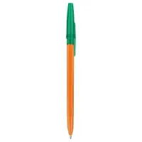 Набор шариковых ручек Стамм "Оптима" 4 штуки, 4 цвета, узел 1,0 мм, оранжевый корпус, европодвес