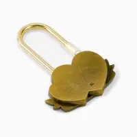 Замок свадебный &laquo;Ты+я=семья&raquo;, 5.2 х 7.6 см.