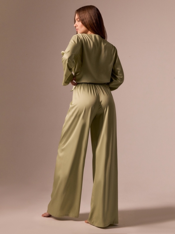 Костюм домашний (рубашка и брюки)  SL HOME р. XL, зеленый