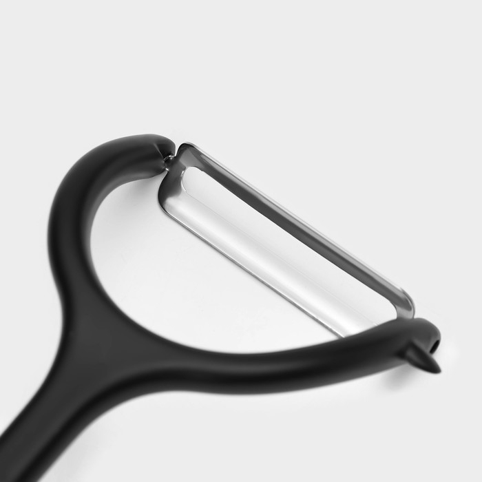 Овощечистка Magistro Vantablack, 17&times;6,6 см, горизонтальная, цвет чёрный