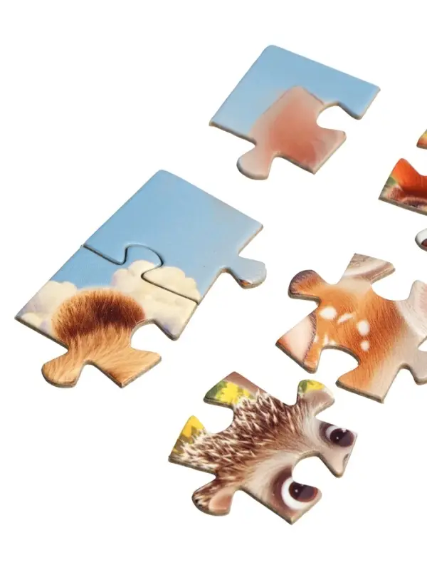 Пазл 54 эл. "Животные в лесу", 17,5 х 13 см