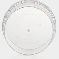 Ведро с крышкой, 500 мл, d= 12,2 см, высота 6 см прозрачное, 225 шт/уп.