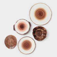 Тарелка глубокая Magistro "Wood" 23 см 23,5х6,3 см