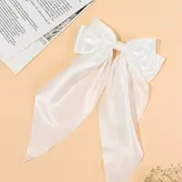 Заколка-автомат для волос "Абель" 35х19 см, белый