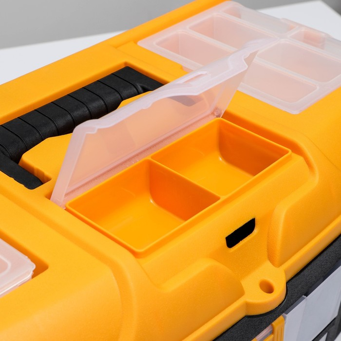 Ящик для инструментов, с двумя консолями и коробками &laquo;Уран 21&raquo;