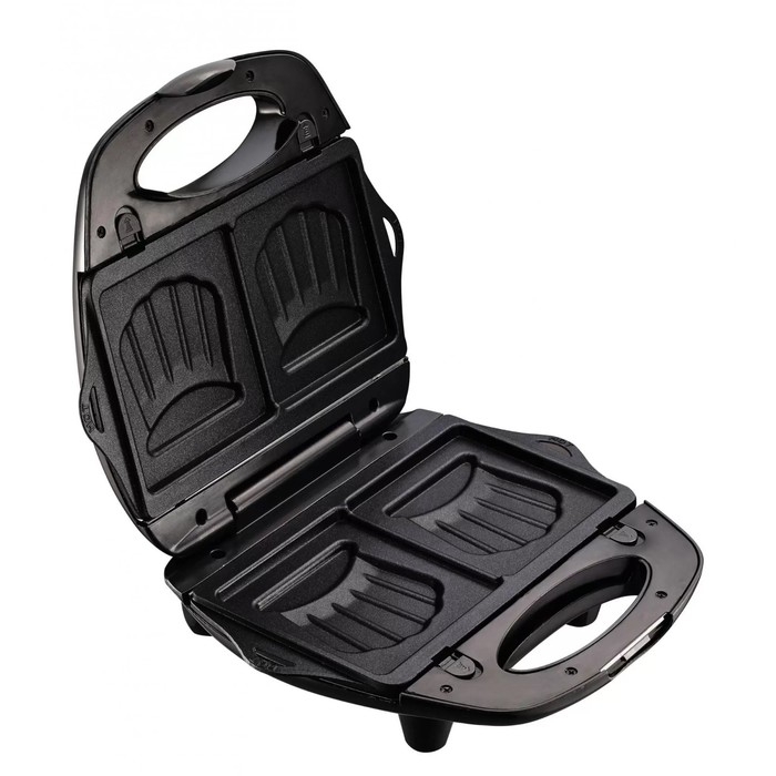 Сэндвичница MOULINEX SW611812, 700 Вт, антипригарное покрытие, чёрно-серебристая Сэндвичница MOULINEX SW611812, 700 Вт, антипригарное покрытие, чёрно-серебристая