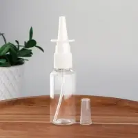 Бутылочка для хранения, с распылителем, 30 мл, цвет прозрачный/белый