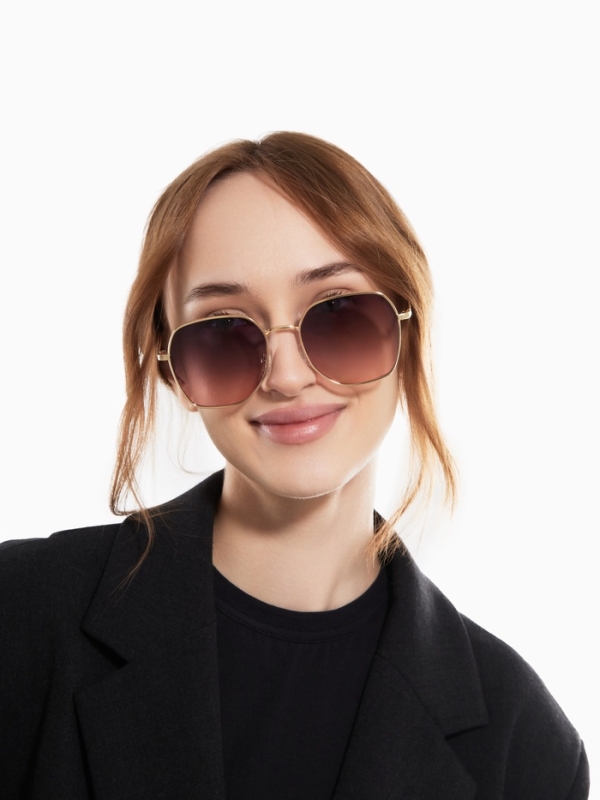 Очки солнцезащитные uv 400, дужка 13.1 см, ширина 12.4 см, линза 5.1&times;5.3 см