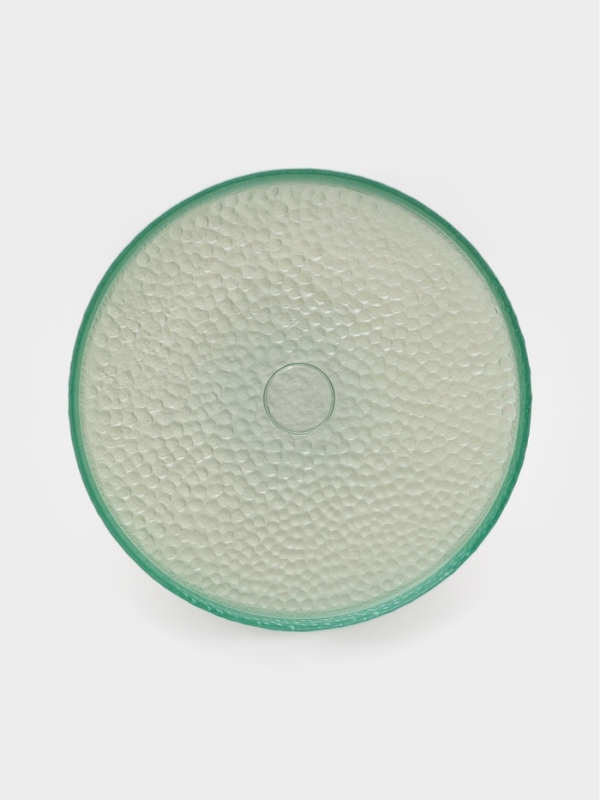 Тарелка обеденная "Дельмар" 28 см, цвет бирюзовый