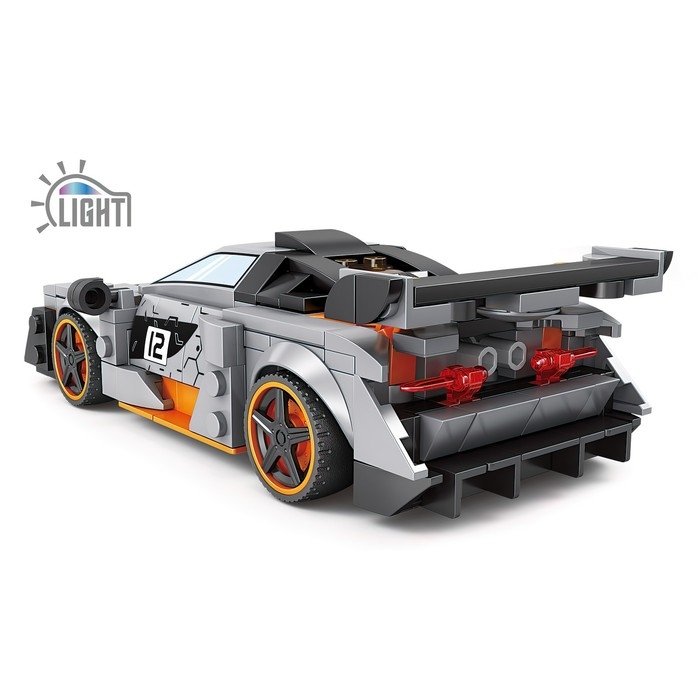 Конструктор Гонка «Драйв», световые эффекты, 291 деталь Конструктор Гонка «Драйв», световые эффекты, 291 деталь