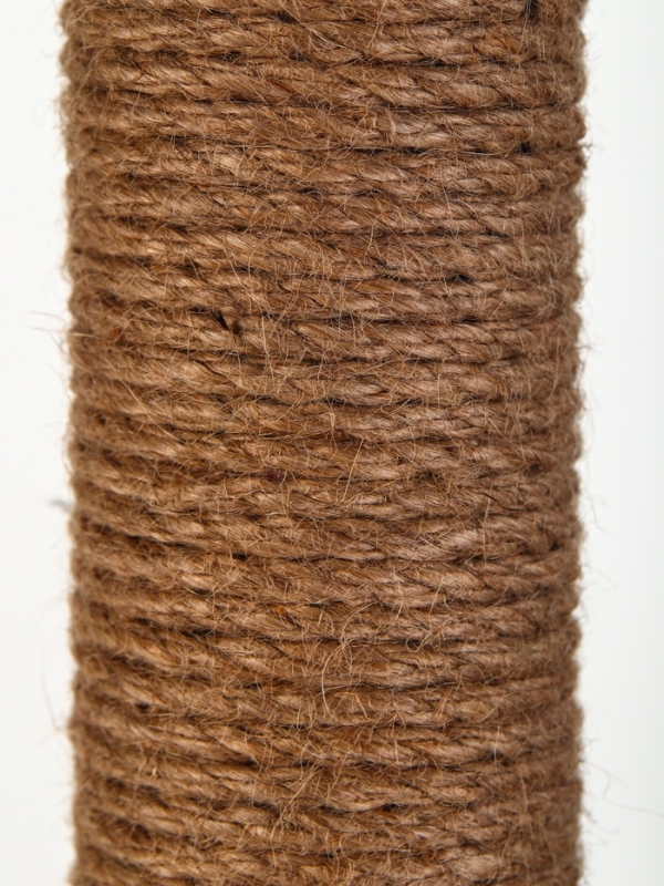 Комплекс для кошек с когтеточкой, 3х-уровневый, 34 х 34 х 105см, темно-серый