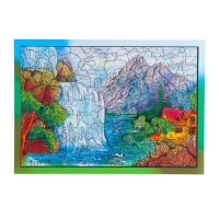 Пазл &laquo;Живописный водопад&raquo; + календарь