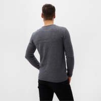 Джемпер мужской, цвет тёмно-серый, размер 50