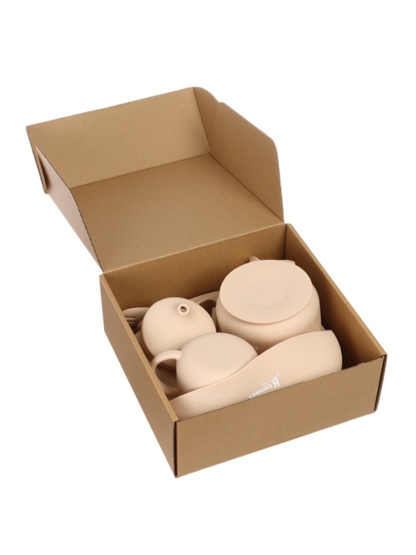 Крошка Я. набор посуды 7 предметов,SL-07224A бежевый