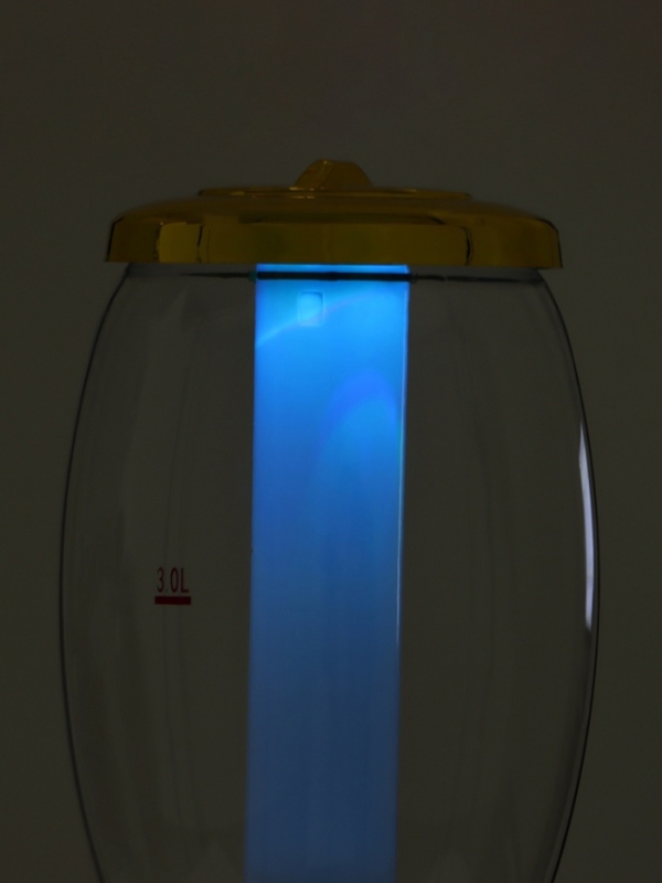 Башня пивная MonlinGold, 3 л, ёмкость для льда, подсветка, пластик, залотистый