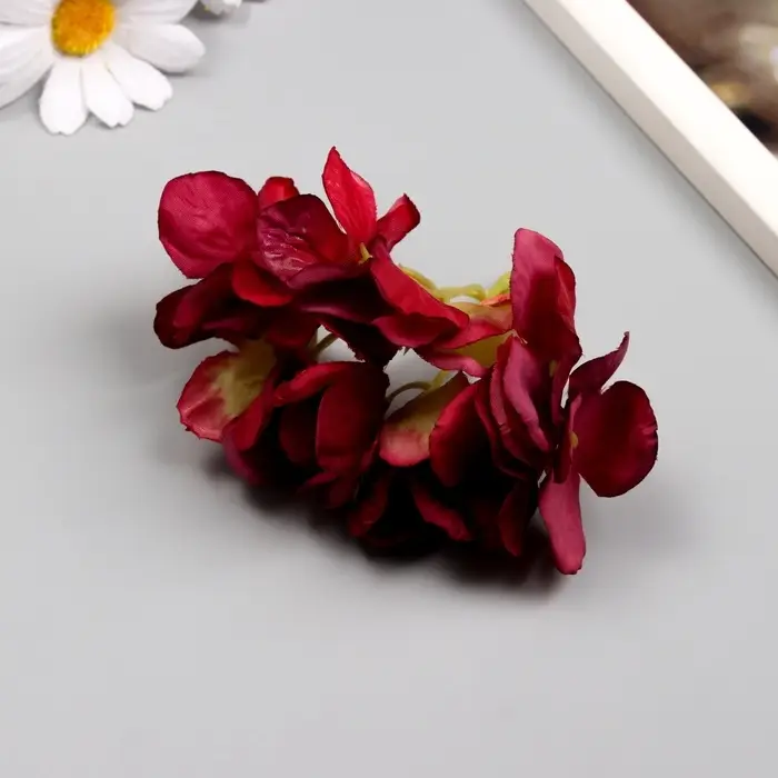 Бутон на ножке для декорирования &laquo;Фиалка красная&raquo;, d=5 см, h=10 см