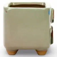 Декоративный горшок для цветов &laquo;Арбуз&raquo;, 10.5&times;7.5&times;8 см, керамический, Greengo