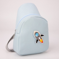 Сумка через плечо &laquo;Ракета&raquo;, текстильная, с липучками