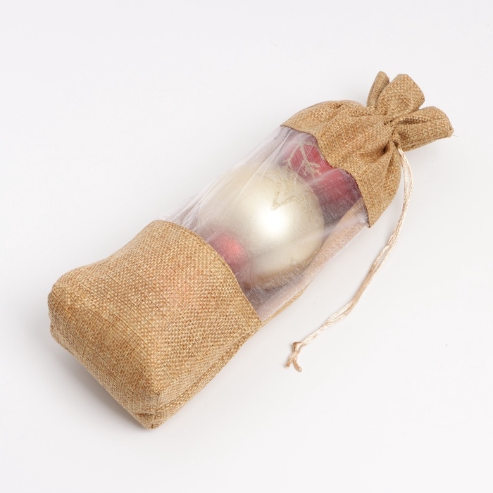 Льняной мешочек для хранения украшений, подарков, трав, 15 х 30 см, набор из 3 штук Льняной мешочек для хранения украшений, подарков, трав, 15 х 30 см, набор из 3 штук