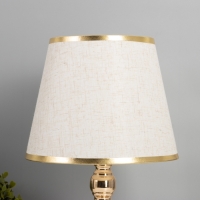 Лампа настольная "Мастер" 1х40Вт Е27+подсветка LED 5Вт золото 25х25х42см