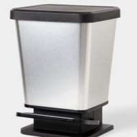 Контейнер для мусора с педалью "Металл" 20л