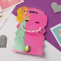 Набор детский &laquo;Выбражулька&raquo; 2 предмета: кольцо, браслет, авокадо, цветной