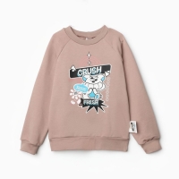 Свитшот детский MINAKU, цвет бежевый, рост 164 см Свитшот детский MINAKU, цвет бежевый, рост 164 см