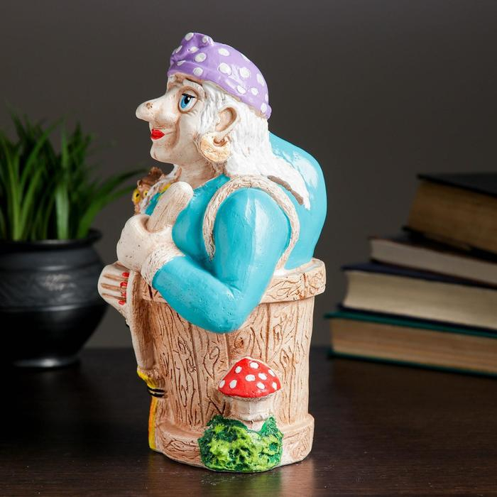 Копилка Копилка "Баба Яга" 13х16х27см МИКС