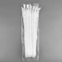 Молния &laquo;Спираль&raquo;, №5, разъёмная, замок автомат, 80 см, белая