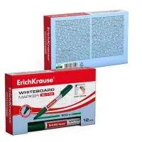 Маркер для доски, 2,0 мм, ErichKrause W-110, круглый, зелёный