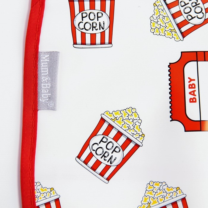 Нагрудник для кормления &laquo;Chill baby&raquo; непромокаемый на липучке, с карманом