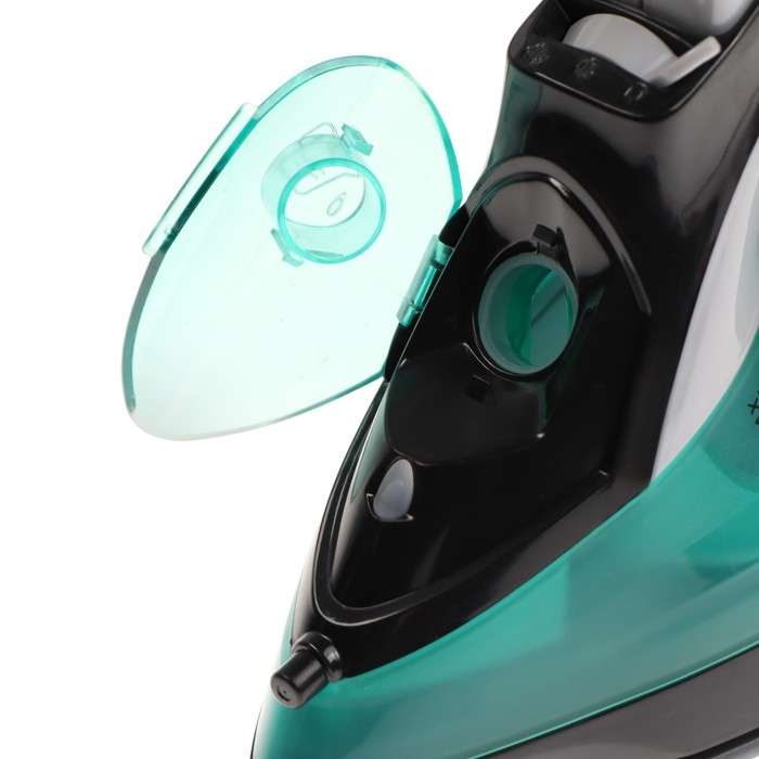 Утюг Sakura SA-3070 CGR, 2400 Вт, керамическая подошва, 320 мл, анти-накипь, бирюзовый Утюг Sakura SA-3070 CGR, 2400 Вт, керамическая подошва, 320 мл, анти-накипь, бирюзовый