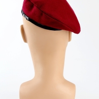 Берет военного, цвет бордовый