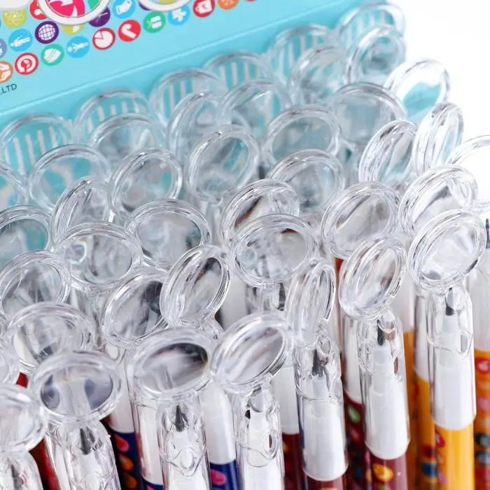 Карандаш секционный чернографитный с лупой, корпус МИКС