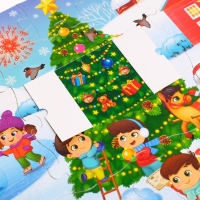 Пазлы с окошками &laquo;Зимние радости&raquo;, 6 окошек, 27 деталей