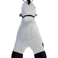 Качалка "Конь Восток", цвет светло-серый 990014