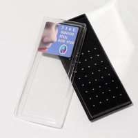 Пирсинг в нос (нострил) &laquo;Шарик&raquo;, прямой, L=10 мм, набор 40 шт., цвет серебро